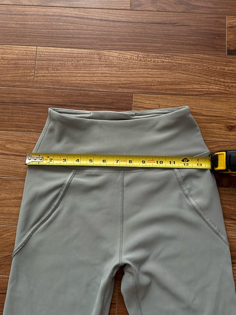 Joe Fresh Active Sage Green High Waisted Leggings Small S/P - Picture 4 of 6